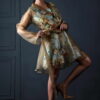 Anny khawaja brand, Anny khawaja dresses, Buy Anny khawaja dresses online, Anny khawaja fashion designer, Lining tissue coat, raw silk