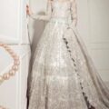 white bridal dress pakistani