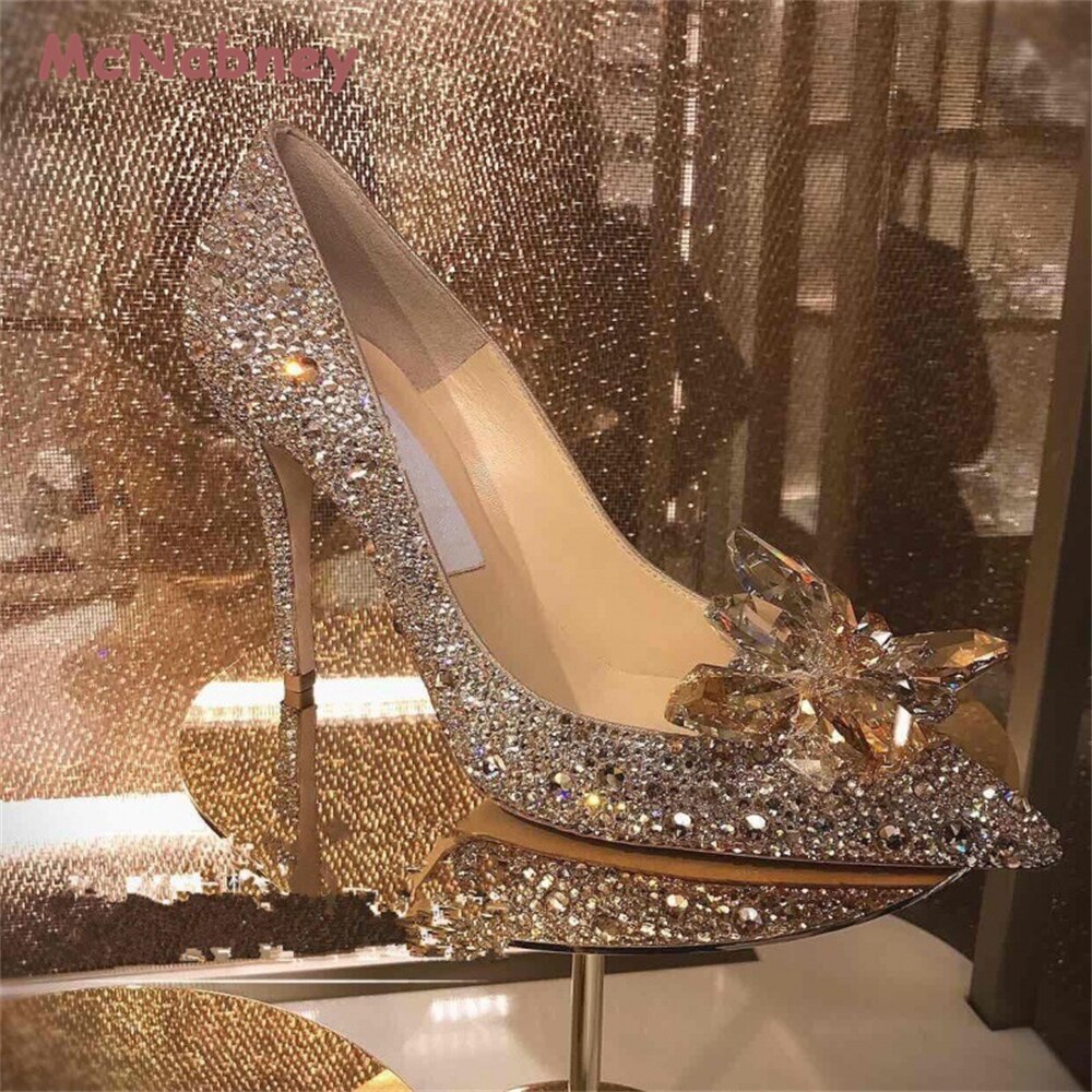 Crystal Wedding Shoes High Heels - Ravishing Collection