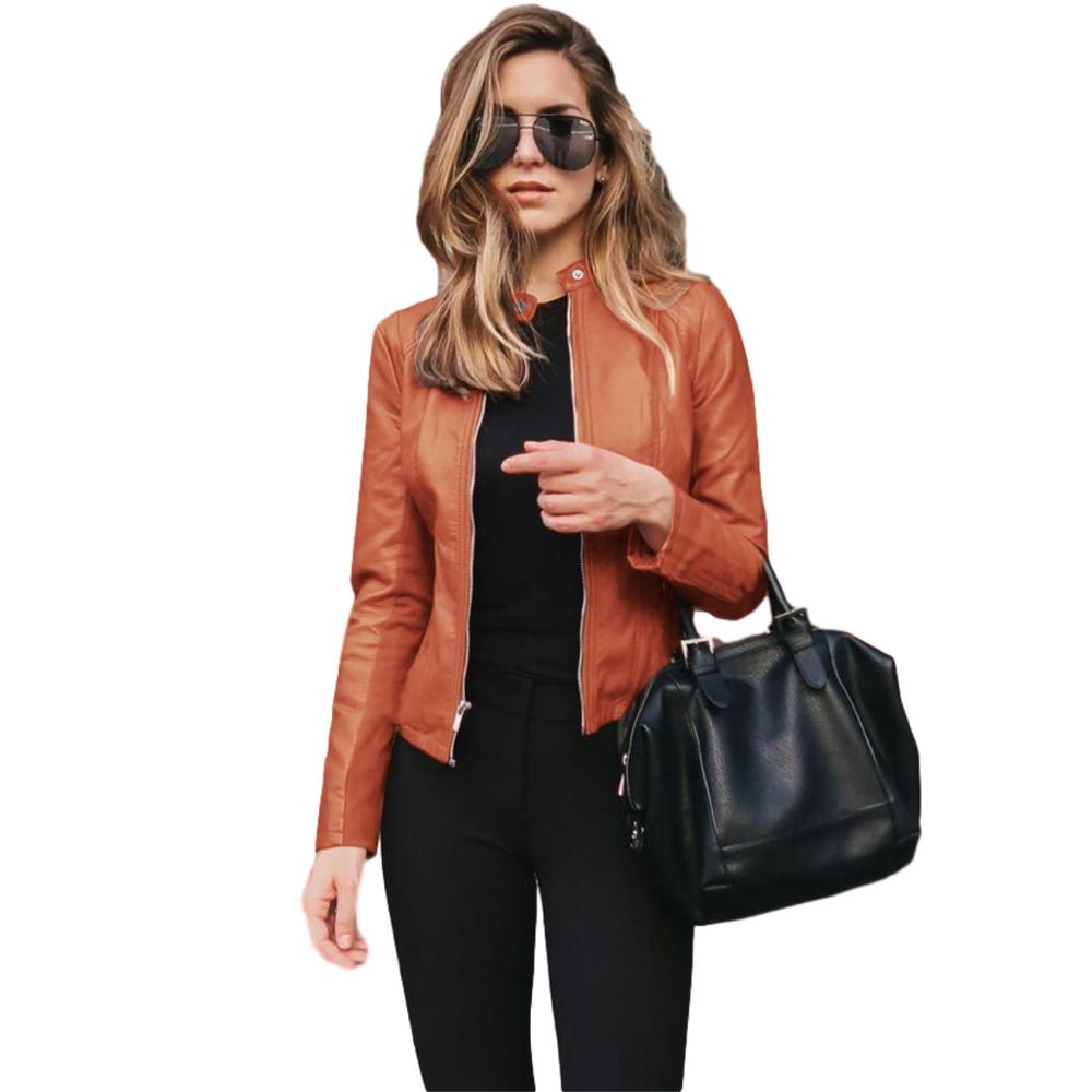 Ladies leather jacket